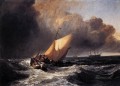 Barcos holandeses en un Gale Turner